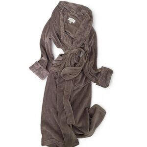 Midnight by Carole Hochman Plush Taupe Robe
